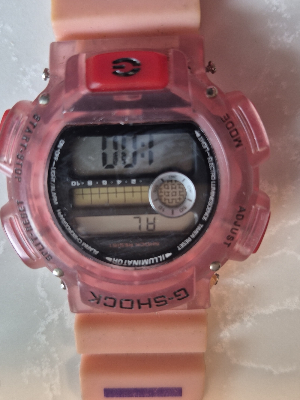 Rare G-SHOCK Pink Digital Sports Watch